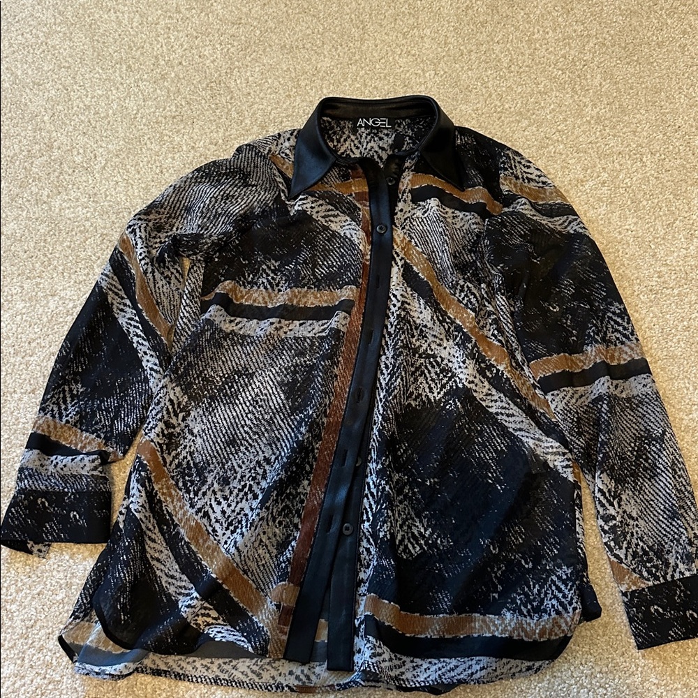 ANGEL button-front shirt